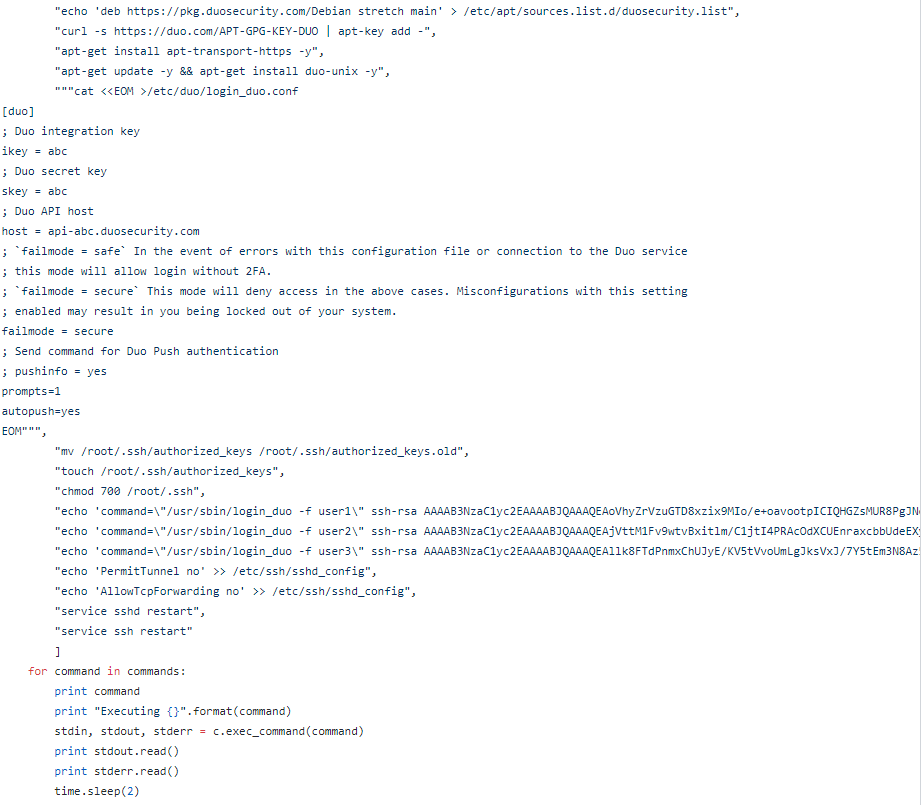 How we deployed Duo 2FA for SSH to 600 Ubiquiti servers