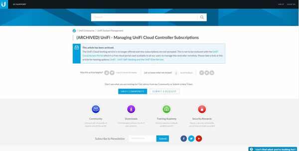 💀RIP Ubiquiti UniFi Cloud 2017–2019 (Alternatives)